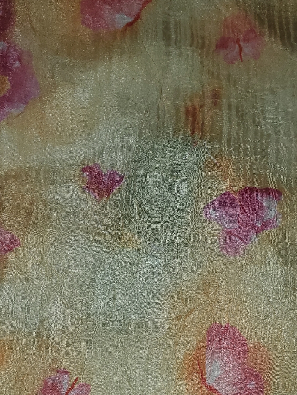 Vintage We Too Sportswear Y2K Pink Floral Butterfly Butter Yellow Mini Skirt - Picture 12 of 12